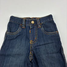 Load image into Gallery viewer, Boys Gymboree, dark denim jeans, elasticated, GUC, size 00,  