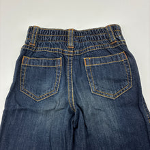 Load image into Gallery viewer, Boys Gymboree, dark denim jeans, elasticated, GUC, size 00,  