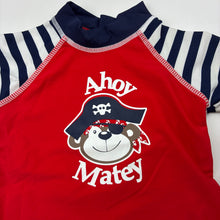 Load image into Gallery viewer, Boys Baby Berry, short sleeve rashie / swim top, EUC, size 000,  