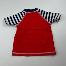 Load image into Gallery viewer, Boys Baby Berry, short sleeve rashie / swim top, EUC, size 000,  