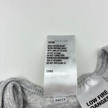 Load image into Gallery viewer, Girls Tiny Little Wonders, grey cotton bodysuit / romper, GUC, size 000,  