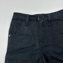Load image into Gallery viewer, Boys purebaby, black organic cotton pants, elasticated, GUC, size 00,  