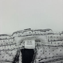 Load image into Gallery viewer, Boys purebaby, black organic cotton pants, elasticated, GUC, size 00,  
