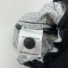 Load image into Gallery viewer, Boys purebaby, black organic cotton pants, elasticated, GUC, size 00,  