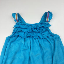 Load image into Gallery viewer, Girls Ralph Lauren, soft stretchy velour romper / playsuit, EUC, size 12 months,  