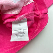 Load image into Gallery viewer, Girls Carter's, pink cotton t-shirt / top, butterfly, GUC, size 6 months,  