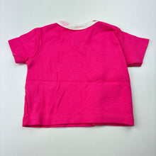 Load image into Gallery viewer, Girls Carter's, pink cotton t-shirt / top, butterfly, GUC, size 6 months,  