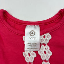 Load image into Gallery viewer, Girls Target, pink soft stretchy t-shirt / top,flowers, GUC, size 000,  