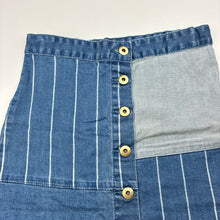 Load image into Gallery viewer, Girls Pumpkin Patch, stretch denim skirt, adjustable, L: 34.5cm, GUC, size 8,  