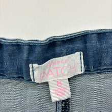 Load image into Gallery viewer, Girls Pumpkin Patch, stretch denim skirt, adjustable, L: 34.5cm, GUC, size 8,  
