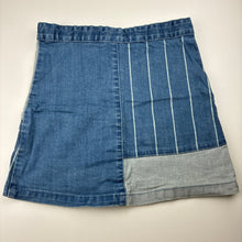 Load image into Gallery viewer, Girls Pumpkin Patch, stretch denim skirt, adjustable, L: 34.5cm, GUC, size 8,  