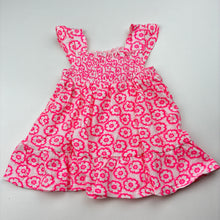Load image into Gallery viewer, Girls Tiny Little Wonders, cotton floral summer dress, GUC, size 000, L: 32cm