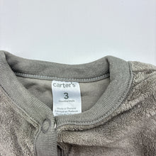 Load image into Gallery viewer, Boys Carter's, taupe terry long sleeve top, FUC, size 3 months,  