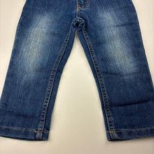 Load image into Gallery viewer, Boys B Collection, blue denim jeans, adjustable, Inside leg: 30cm, GUC, size 2,  