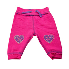 Load image into Gallery viewer, Girls Tiny Little Wonders, pink track pants, elaticated, EUC, size 000,  