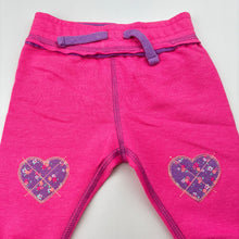 Load image into Gallery viewer, Girls Tiny Little Wonders, pink track pants, elaticated, EUC, size 000,  