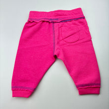 Load image into Gallery viewer, Girls Tiny Little Wonders, pink track pants, elaticated, EUC, size 000,  