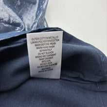 Load image into Gallery viewer, Girls Target, lined blue metallic party dress, EUC, size 1, L: 45cm