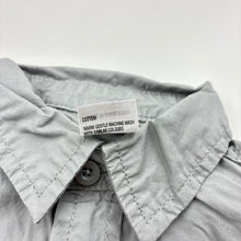 Load image into Gallery viewer, Boys Tiny Little Wonders, grey cotton short sleeve shirt, GUC, size 0,  