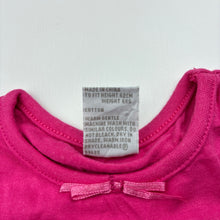 Load image into Gallery viewer, Girls Tiny Little Wonders, pink cotton top, GUC, size 000,  