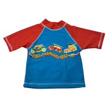 Load image into Gallery viewer, Boys Pacific Cliff, short sleeve rashie / swim top, GUC, size 1,  