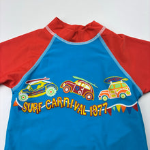 Load image into Gallery viewer, Boys Pacific Cliff, short sleeve rashie / swim top, GUC, size 1,  