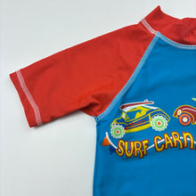 Load image into Gallery viewer, Boys Pacific Cliff, short sleeve rashie / swim top, GUC, size 1,  