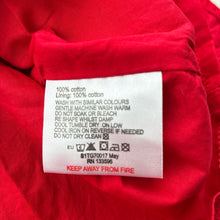 Load image into Gallery viewer, Girls Pumpkin Patch, red lined cotton skirt, elasticated, EUC, size 1,  
