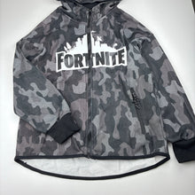 Load image into Gallery viewer, Boys Ride or Die, Fortnite fleece lined zip hoodie sweater, EUC, size 12,  