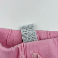 Load image into Gallery viewer, Girls Tiny Little Wonders, pink soft feel velour pants / bottoms, GUC, size 00,  