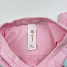 Load image into Gallery viewer, Girls Dymples, pink lightweight cotton t-shirt / top, watermelon, EUC, size 000,  