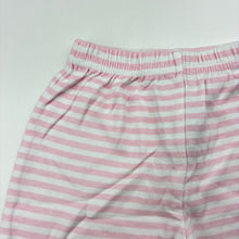 Load image into Gallery viewer, Girls Tiny Little Wonders, pink &amp; white stripe cotton shorts, GUC, size 0000,  