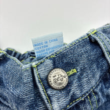 Load image into Gallery viewer, Boys H+T, vintage denim jean shorts, elasticated, GUC, size 00,  