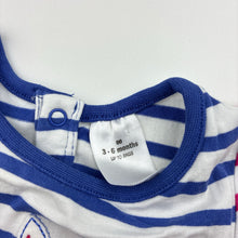 Load image into Gallery viewer, Girls Target, stretchy striped long sleeve t-shirt / top, rabbit, EUC, size 00,  
