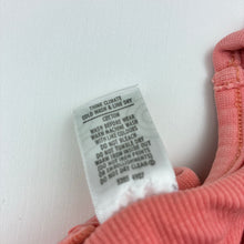 Load image into Gallery viewer, Girls Target, coral ribbed cotton tank top / tee, GUC, size 7,  