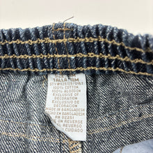 Load image into Gallery viewer, Boys dark, denim jeans,elasticated, Inside leg: 27cm, GUC, size 1-2,  