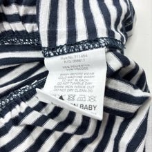 Load image into Gallery viewer, Girls Cotton On Baby, soft feel navy stripe skirt, elasticated, EUC, size 00,  