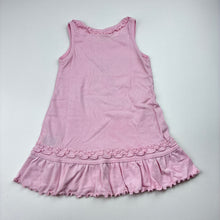 Load image into Gallery viewer, Girls BocaBoo, pink lightweight dress, diamonds, GUC, size 1-2, L: 41cm