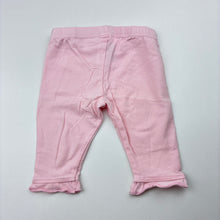 Load image into Gallery viewer, Girls Baby Baby, pink stretchy leggings / bottoms, GUC, size 000,  