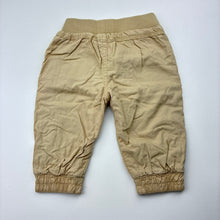 Load image into Gallery viewer, Boys Tiny Little Wonders, lined cotton pants / bottoms, elasticated, GUC, size 00,  