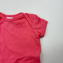 Load image into Gallery viewer, Girls Target, pink soft cotton bodysuit / romper, GUC, size 0000,  