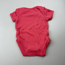 Load image into Gallery viewer, Girls Target, pink soft cotton bodysuit / romper, GUC, size 0000,  