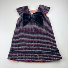Load image into Gallery viewer, Girls Origami, lined woven party dress , FUC, size 1, L: 45cm