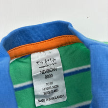 Load image into Gallery viewer, Boys Tiny Little Wonders, green cotton singlet / tank top, GUC, size 0000,  