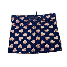 Load image into Gallery viewer, Girls Mango, navy &amp; rose gold stretchy skirt, elasticated, GUC, size 0,  