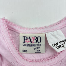 Load image into Gallery viewer, Girls Peter Alexander, pointelle cotton sleveless top, GUC, size 000,  