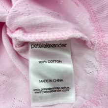 Load image into Gallery viewer, Girls Peter Alexander, pointelle cotton sleveless top, GUC, size 000,  