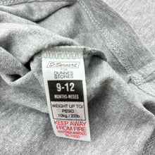 Load image into Gallery viewer, Boys St Bernard, grey long sleeve Christmas t-shirt / top, EUC, size 0,  