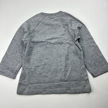 Load image into Gallery viewer, Boys St Bernard, grey long sleeve Christmas t-shirt / top, EUC, size 0,  