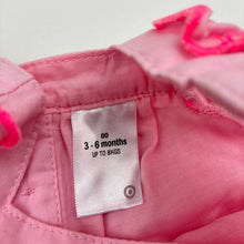 Load image into Gallery viewer, Girls Target, lined pink cotton summer dress, GUC, size 00, L: 37cm
